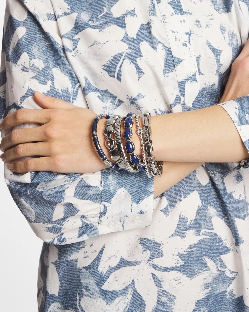 Chico's | Blue Large Stretch Bracelet/ Blue