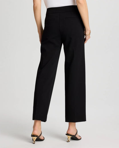 Chico's | Juliet Lightweight Straight Crop Pants/ Black