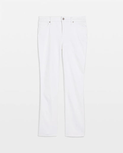 Chico's | Cropped Girlfriend Kick Flare Jeans/ Alabaster