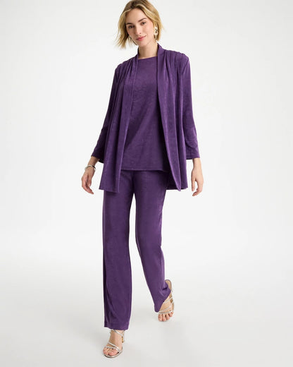 Chico's | Travelers™ Pleat Front Jacket/ Rich Amethyst