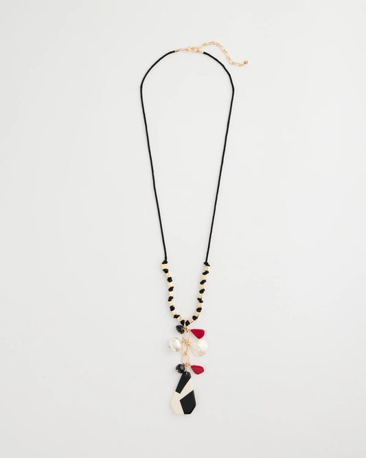 Chico's | Corded Short Pendant Necklace/ Multi