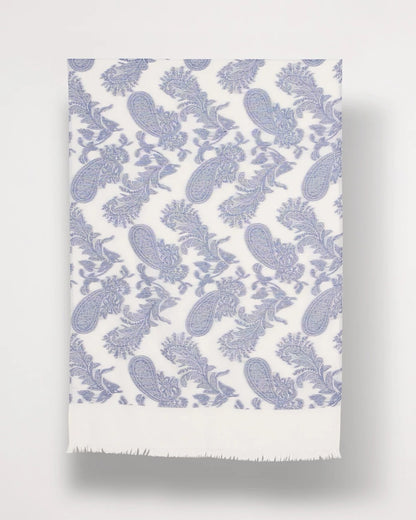 Chico's | Paisley Jacquard Oblong Scarf/ Neutral