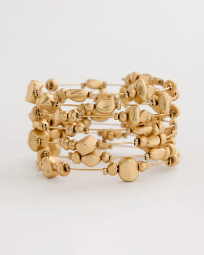 Chico's | Goldtone Coil Bracelet/ Gold