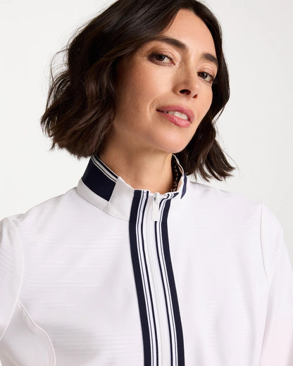 Chico's | Zenergy® UPF Colorblock Jacket/ Alabaster