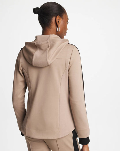 Chico's | Zenergy® Double-Knit Contrast Jacket/ Studio Taupe