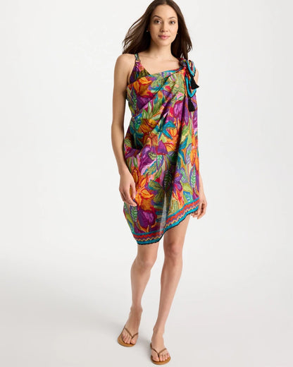 Chico's | Magicsuit® Cactus Flower Pareo/ Multi Print