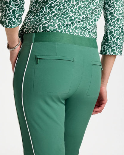 Chico's | Zenergy® UPF Side Piping Ankle Pants/ Water Lily Green