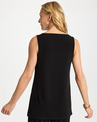 Chico's | Travelers™ Knit Buckle Tunic/ Black