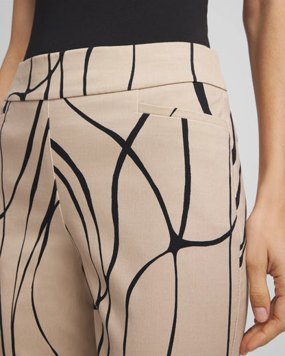 Chico's | Brigitte™ Golden Leaf  Slim Ankle Pants/ Champagne Fizz