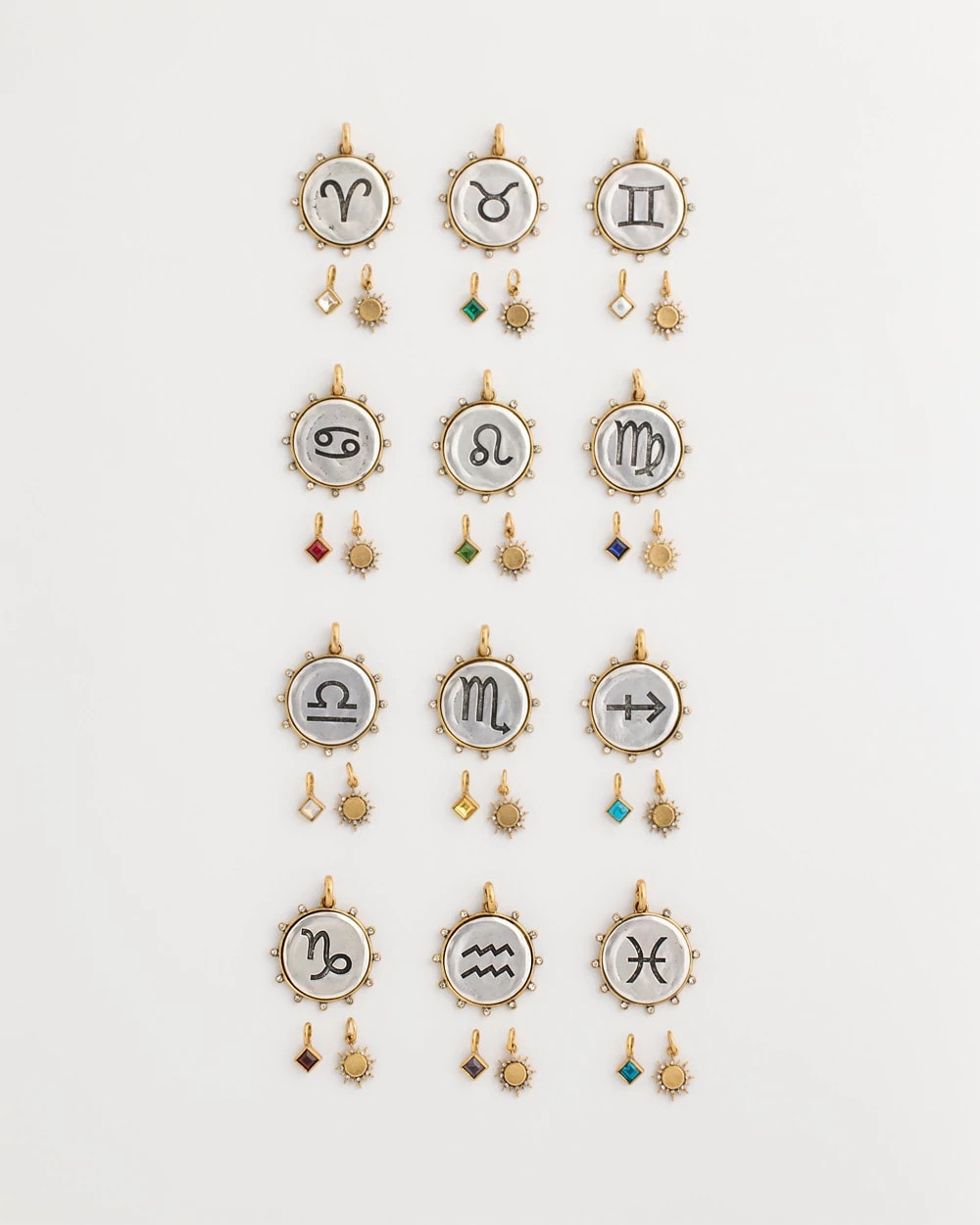 Chico's | Leo Zodiac Charm Pendant/ Mixed Metals