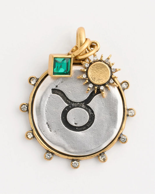 Chico's | Taurus Zodiac Charm Pendant/ Mixed Metals