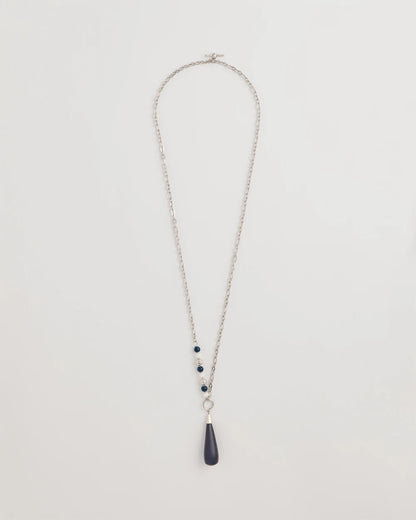 Chico's | Siren Teardrop Pendant Necklace/ Blue