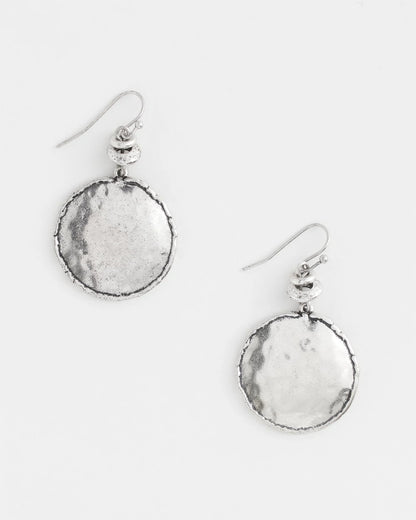 Chico's | Tayla Drop Silver Earrings/ Silver