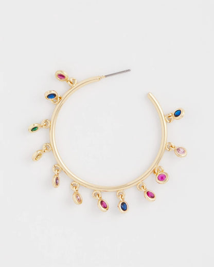 Chico's | Multi-Color Hoop Earrings/ Multi