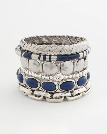 Chico's | Blue Large Stretch Bracelet/ Blue