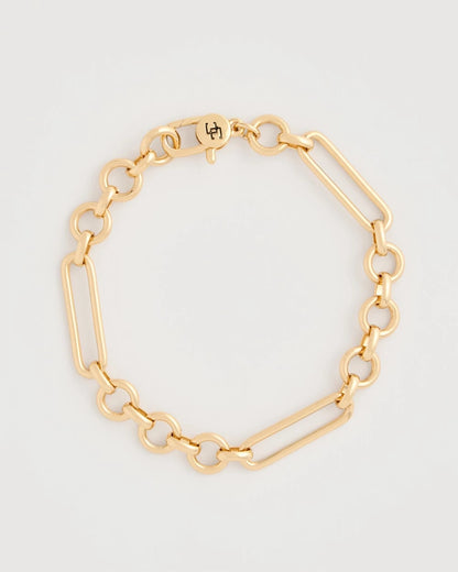 Chico's | Shiny Goldtone Novelty Charm Bracelet/ Gold