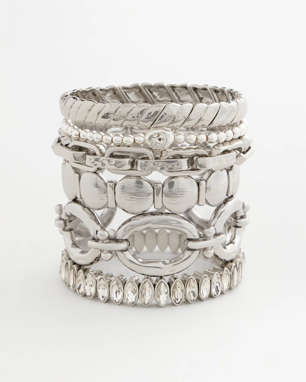 Chico's | Marquise Silver Stretch/ Silver