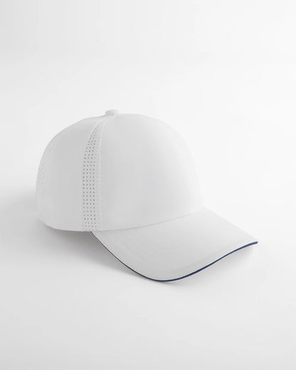 Chico's | Baseball Piping Perforated Sport Hat/ Alabaster