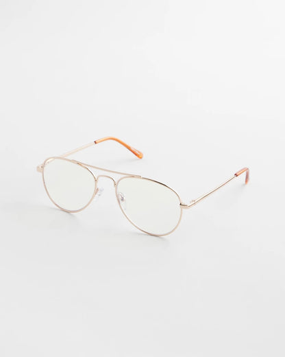 Chico's | Metal Aviator Readers/ Gold