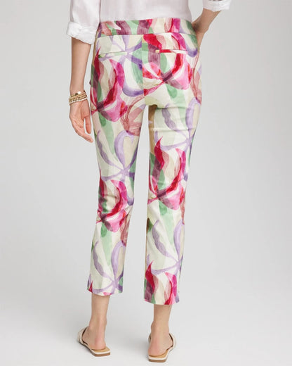 Chico's | Brigitte™ Slub Slim Cropped Pants/ Ecru