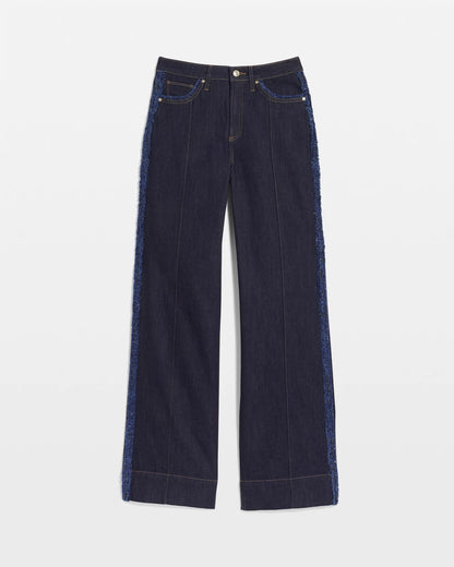 Chico's | Frayed High-Rise Wide-Leg Jeans/ Cedar Rinse