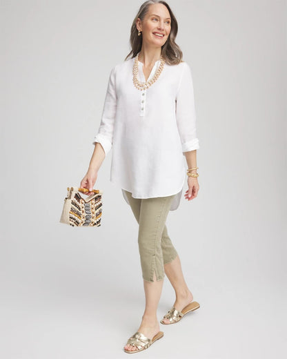 Chico's | 19" Pull-on Capri Jeans/ Washed Sage