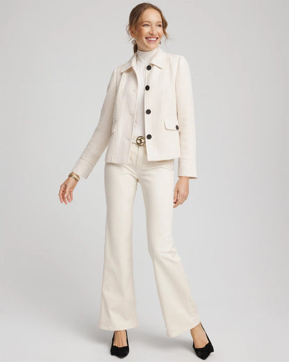 Chico's | Bouclé Chore Jacket/ English Cream