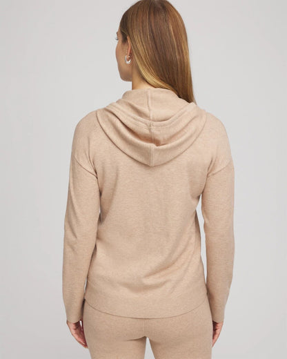 Chico's | Zenergy® Luxe Embroidered Pullover Sweater/ Champagne Fizz