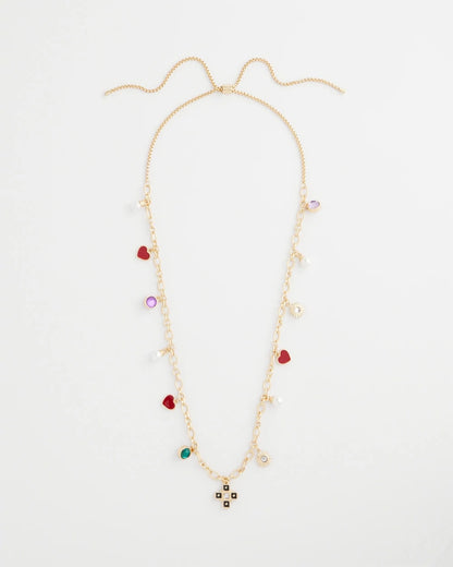 Chico's | Adjustable Charm Necklace/ Multi