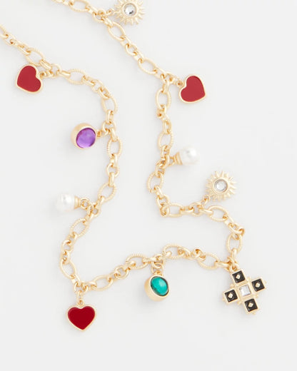 Chico's | Adjustable Charm Necklace/ Multi
