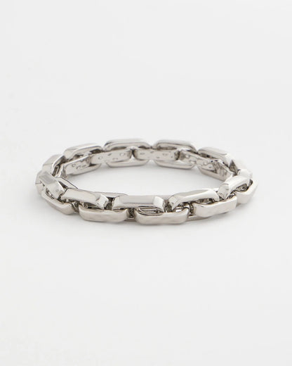 Chico's | Silver Link Stretch Bracelet/ Silver