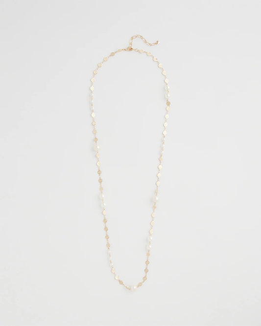 Chico's | Pearl and Link Necklace/ Pearl