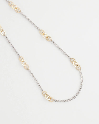 Chico's | Mixed Metal Link Long Necklace/ Mixed Metals