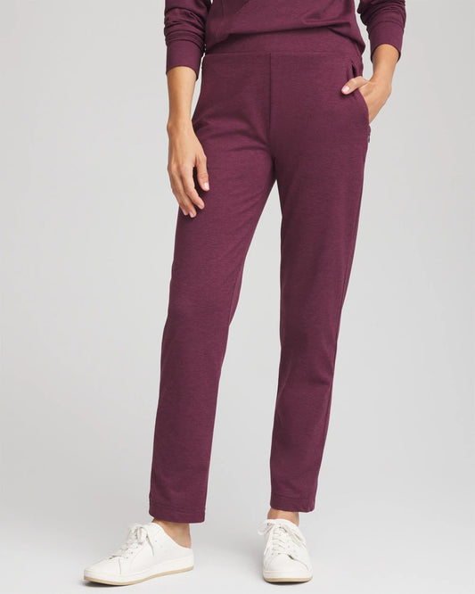 Chico's | Zenergy® Cloud Tapered Ankle Pants/ Blackened Burgundy