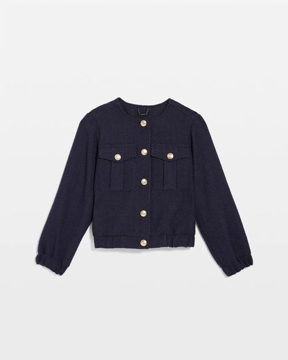 Chico's | Tweed Lady Jacket/ Midnight Waters