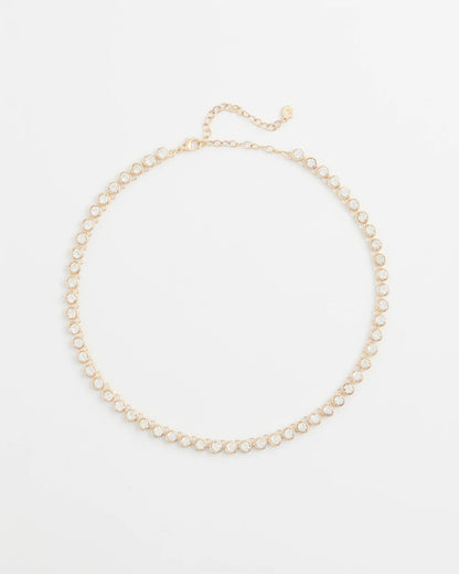 Chico's | Goldtone Tennis Necklace/ Gold