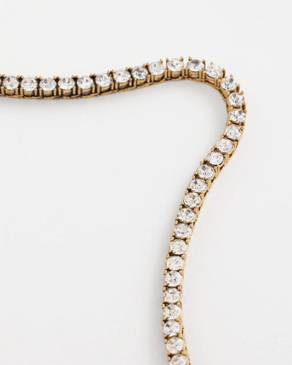 Chico's | Vintage Tennis Necklace/ Gold